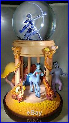 Disney Fantasia Goddess Musical Snow Globe Rare