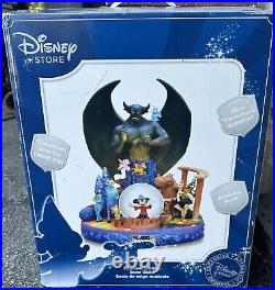 Disney Fantasia Large Mickey Mouse Sorcerer Musical Snow globe 70th Anniversary