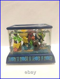 Disney Finding Nemo Aquarium Fish Tank Snow Globe Music Box FREE SHIP
