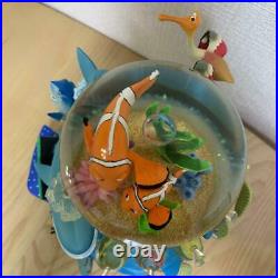 Disney Finding Nemo Snow Globe Pixar Music Box F/S From Japan