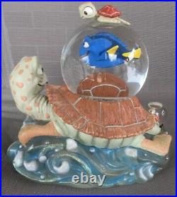 Disney Finding Nemo Turtle Ride Snow Globe & Music Box Rare Ocean Sea Tropical