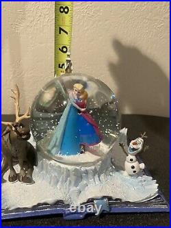 Disney Frozen Wonders Within Musical Snow Globe Act of True Love Elsa Anna Olaf