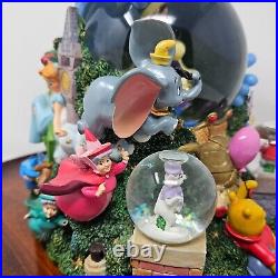 Disney Gennie Aladdin Share a Dream Come True Snow Globe Parade Musical