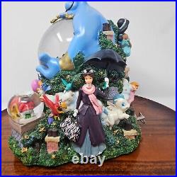 Disney Gennie Aladdin Share a Dream Come True Snow Globe Parade Musical