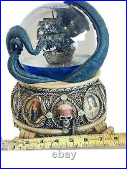 Disney Globe Pirates of the Caribbean Musical Water Collectibles Johnny Depp