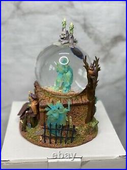 Disney Haunted Mansion Grim Grinning Ghosts Snow Globe Light Up Music