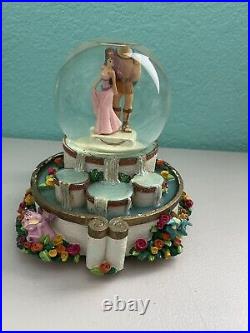 Disney Hercules Megara Meg I won't say music box Snow Globe Works READ