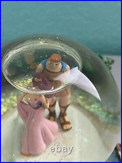 Disney Hercules Megara Meg I won't say music box Snow Globe Works READ