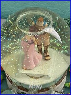 Disney Hercules Megara Meg I won't say music box Snow Globe Works READ