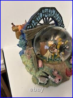 Disney Home On The Range Little Patch Of Heaven Cows Musical Snow Globe 2004