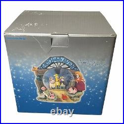 Disney Home On The Range Patch of Heaven Cows Snow Globe Music Reteried Rare