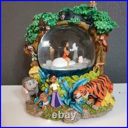 Disney Jungle Book 2 Snow Globe Dome Music Box Rare The Bear Necessities