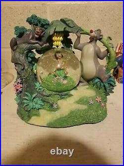 Disney Jungle Book Rotating Musical Snow Globe Baloo Mowgli Bagheera