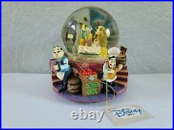 Disney Lady and The Tramp Musical Snow Globe Bella Notte