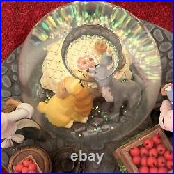 Disney Lady and The Tramp Musical Snow Globe Bella Notte Base 7x5.75 READ