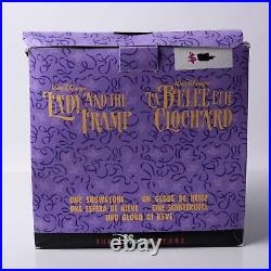 Disney Lady and The Tramp Musical Snow Globe Plays Bella Notte Works in Box