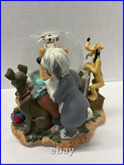 Disney Lady and the Tramp Snow Globe Music Box