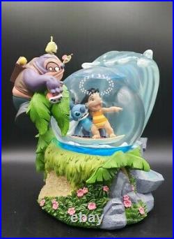 Disney Lilo And Stitch Surfing Musical Snow Globe Jumba Pleakley 95652