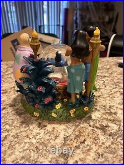 Disney Lilo & Stitch As Elvis Musical Snow Globe Aloha Oe Tune