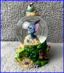 Disney Lilo & Stitch Snow Globe Music Box Vintage Limited Hawaiian Coaster Ride