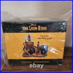 Disney Lion King Broadway Original Snow Globe With Music Box New In Box