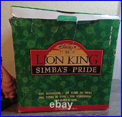 Disney Lion King Musical Snow Globe Simba's Pride Upendi with Box Works