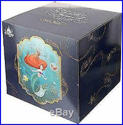 Disney Little Mermaid Ariel Musical Snow Globe Under the Sea H8 L8.5 W8.5