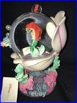 Disney Little Mermaid Ariel Musical Snow Water Globe Under the Sea