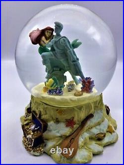 Disney Little Mermaid Ariel Part of Your World Musical Snow Globe Retired