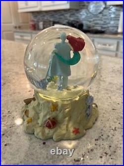 Disney Little Mermaid Ariel Part of Your World Musical Snow Globe Retired