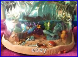 Disney Little Mermaid Snow Globe Music Box Princess Ariel Under the Sea