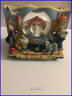 Disney Little Mermaid Snow Globe Musical Plays Under The Sea. Two Sided