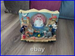 Disney Little Mermaid Storybook Double Sided Musical Under The Sea Snow Globe