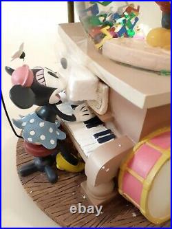 Disney MINNIES YOO HOO Musical Snow globe Water Minnie Mickey Goofy RARE(21)