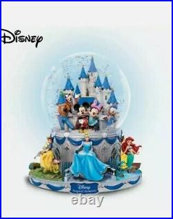 Disney Magical Moments Revolving Musical Glitter Snow-globe