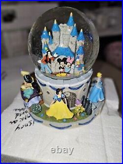 Disney Magical Moments Revolving Musical Glitter Snow-globe