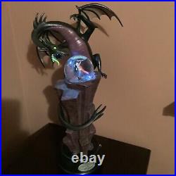 Disney Maleficent Statues with mini snow globe lights up with music