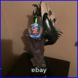 Disney Maleficent Statues with mini snow globe lights up with music