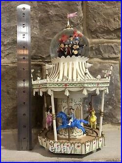 Disney Mary Poppins Carousel Musical Snow Globe RARE