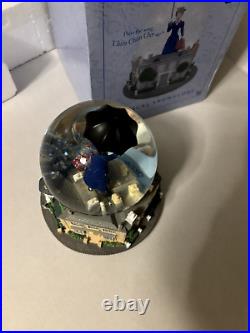 Disney Mary Poppins With Blue Dress Broadway Musical Snow Globe Chim Chim Cheree