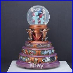 Disney Mickey Fantasia 65th Anniversary Snow Globe Active Music 15in Tall