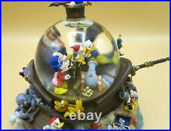 Disney Mickey & Friends Pirate Ship All in The Golden Afternoon Musical Globe