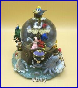 Disney Mickey & Friends Pirate Ship All in The Golden Afternoon Musical Globe