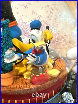 Disney Mickey Mouse 100 Years Musical Snow Globe Great Big Beautiful Tomorrow