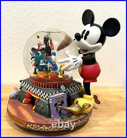 Disney Mickey Mouse 100 Years Musical Snow Globe Great Big Beautiful Tomorrow