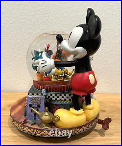 Disney Mickey Mouse 100 Years Musical Snow Globe Great Big Beautiful Tomorrow