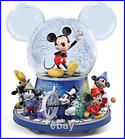 Disney Mickey Mouse Bradford Exchange Glitter Globe With Motion And Music