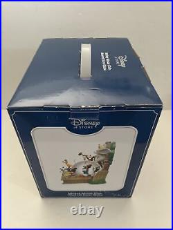 Disney Mickey Mouse Club Musical Figurines Snow Globe In Box