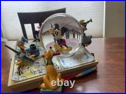 Disney Mickey Mouse In The Comics Musical Snow Globe