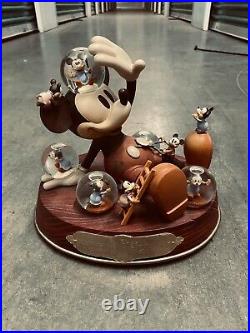 Disney Mickey Mouse Mickeys Nightmare 1932 Commemorative Musical Snow Globe